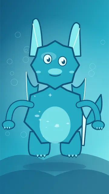 Splash Fin Rider 002, original Water villain monster