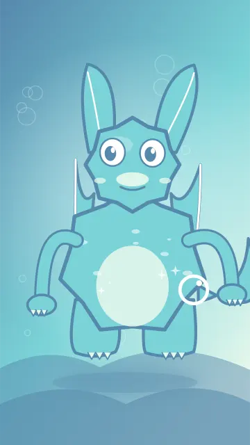 Glacier Frostling Rider 009, original Ice wild monster