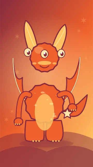 Torch Cub Guardian 011, original Fire villain monster
