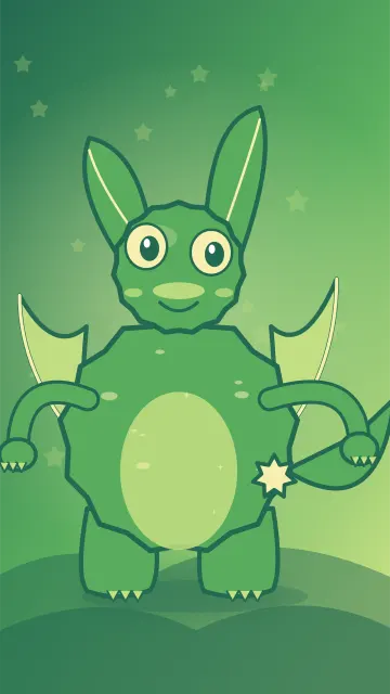 Sprout Bud Glider 043, original Leaf hero monster