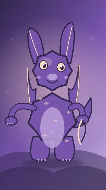 Midnight Wisp Glider 046, original Shadow hero monster