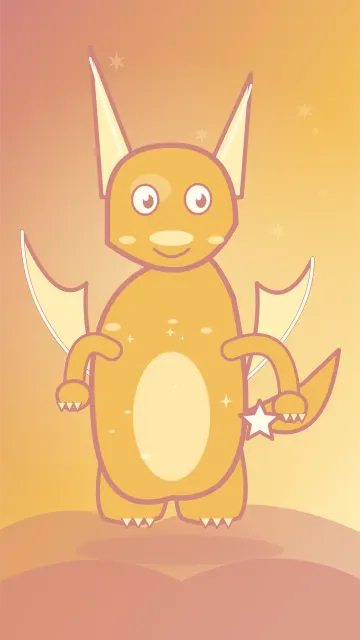 Twinkle Glow Glider 047, original Light villain monster