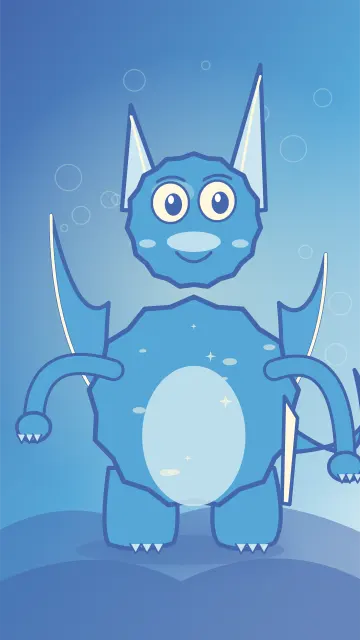 Gale Puff Rider 068, original Sky villain monster