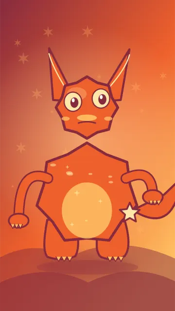Torch Cub Guardian 071, original Fire villain monster