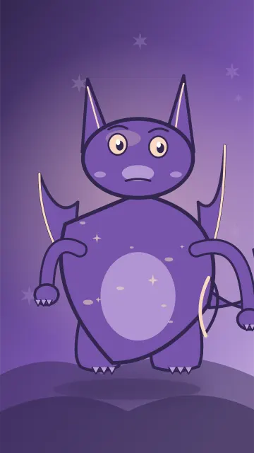 Midnight Wisp Guardian 076, original Shadow hero monster