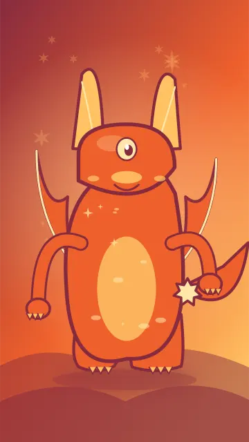 Ember Cub Keeper 091, original Fire hero monster