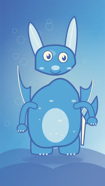 Gale Puff Keeper 098, original Sky villain monster