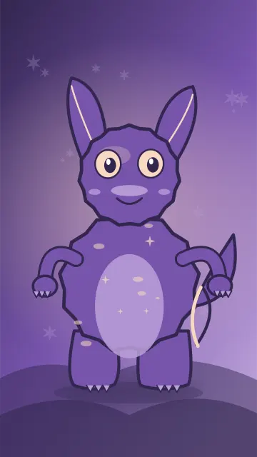 Midnight Wisp Glider 106, original Shadow hero monster