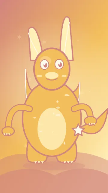 Twinkle Glow Glider 107, original Light villain monster