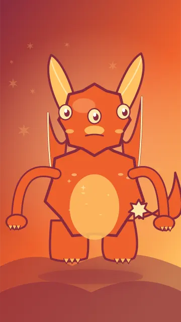 Ember Cub Rider 121, original Fire hero monster