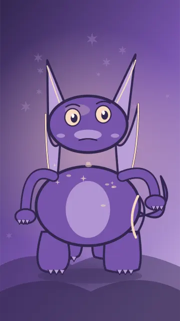 Midnight Wisp Guardian 136, original Shadow hero monster