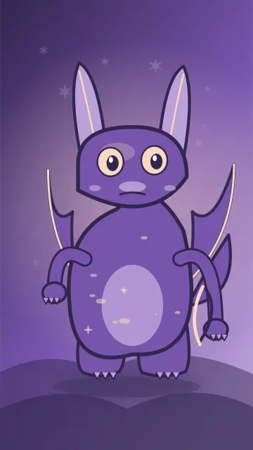 Midnight Wisp Glider 166, original Shadow hero monster
