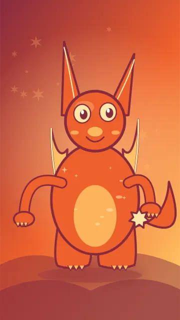 Ember Cub Rider 181, original Fire hero monster