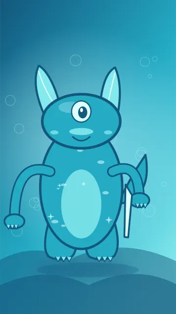 Splash Fin Rider 182, original Water villain monster
