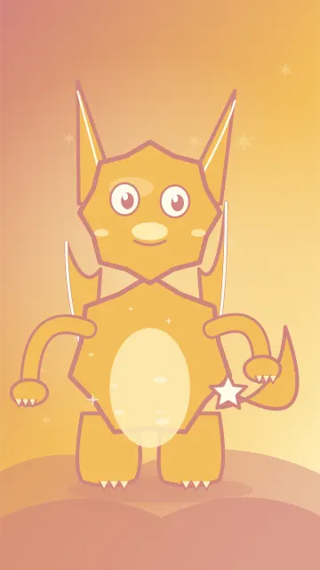 Twinkle Glow Guardian 197, original Light villain monster