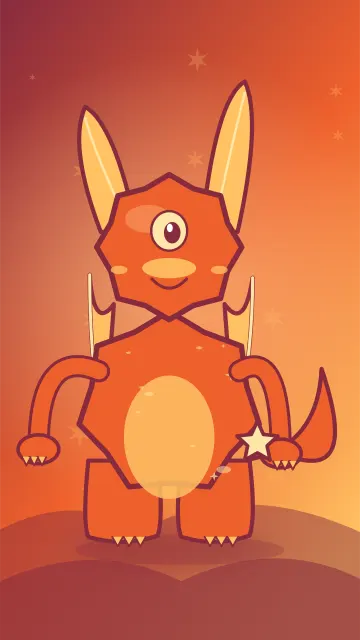 Torch Cub Glider 221, original Fire villain monster