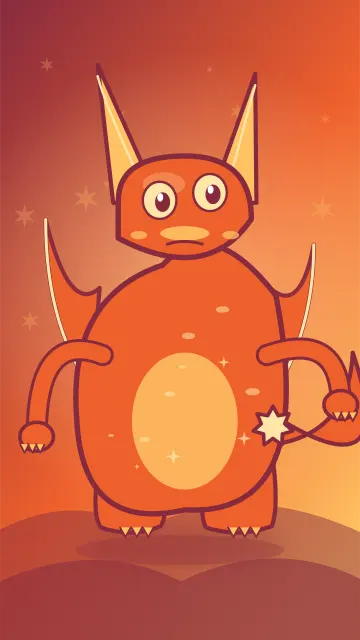 Ember Cub Rider 241, original Fire hero monster