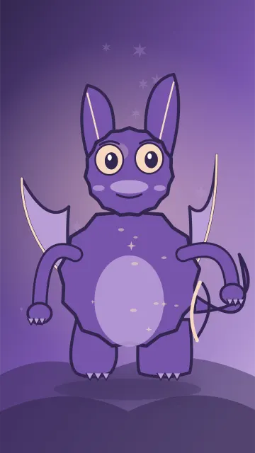 Midnight Wisp Guardian 256, original Shadow hero monster