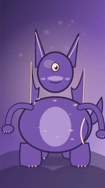 Midnight Wisp Glider 286, original Shadow hero monster