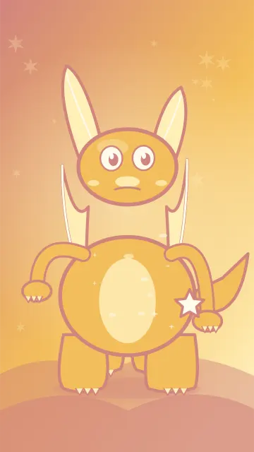 Twinkle Glow Glider 287, original Light villain monster