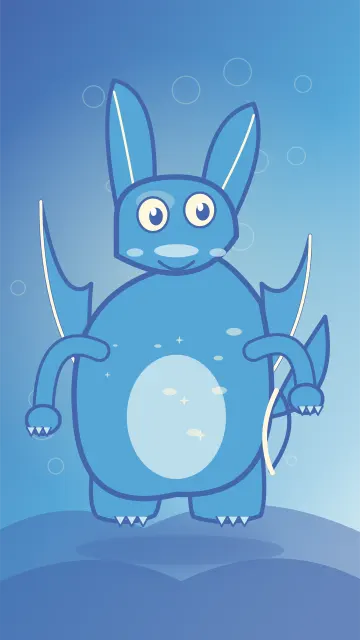 Zephyr Puff Champion 298, original Sky hero monster