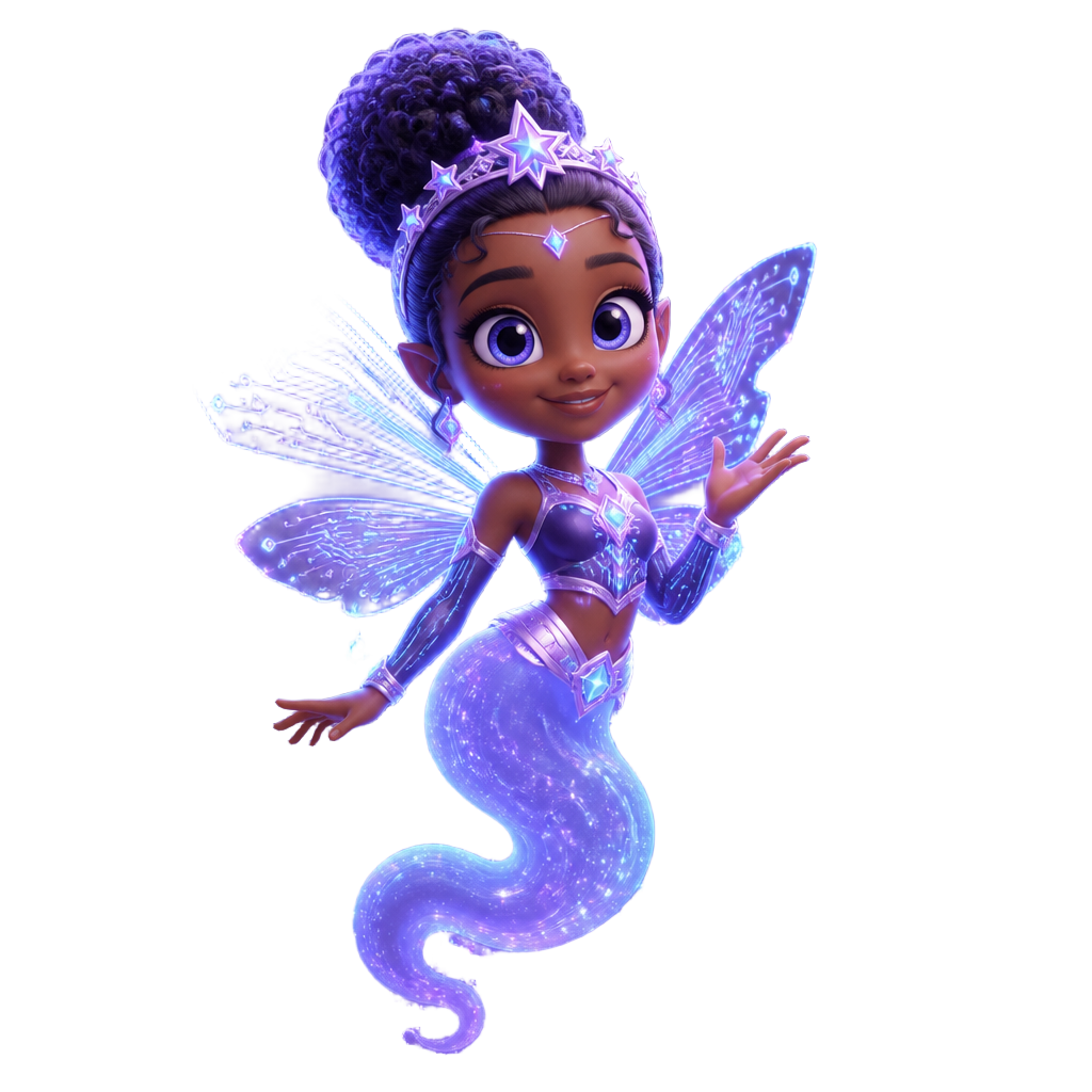 Niyah, the Kid Tapp A.I. fairy-genie guide